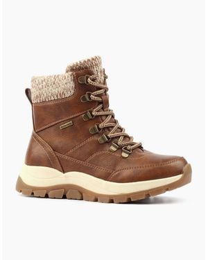 Lunar Kallie Ankle Boots - Brown