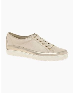 Caprice Star Casual Lace Up Trainers - White