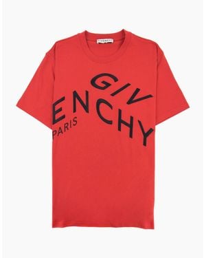 Givenchy Refracted Slim T-Shirt - Red