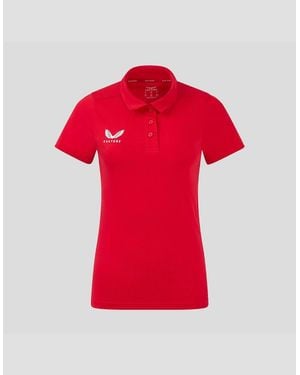 Castore Short Sleeve Polo Shirt - Red