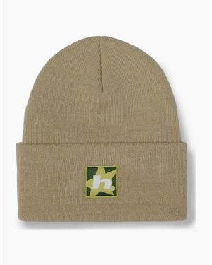 Huf Star Box Logo Putty Beanie - Green