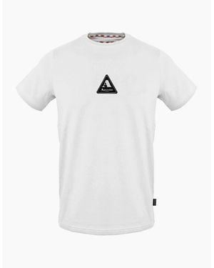 Aquascutum Crew Neck Short Sleeve Jersey T-Shirt - White