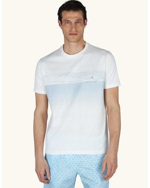 Paul & Shark Lightweight Cotton Jersey T-Shirt With Graphic - White