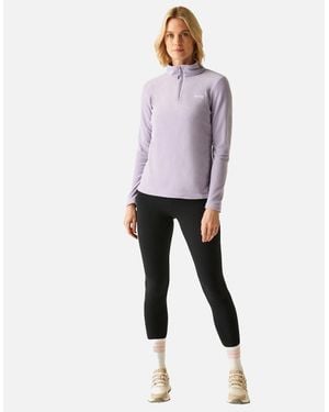 Regatta Great Outdoors /Ladies Sweetheart 1/4 Zip Fleece Top - Purple