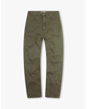 Vingt Quatre Denim Vingt Quatre Slim Fit Garment Dye Jeans - Green