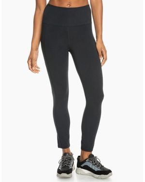 Roxy Heart Into It Ankle High Waist Leggings - Blue