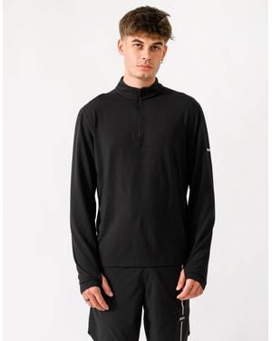 BOSS Boss Sw Active Quarter Zip Sweatshirt - Black