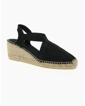 Toni Pons Ter Wedge Heeled Espadrilles - Black