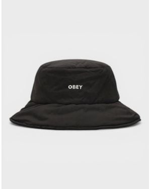 Obey Logo Bucket Hat - Black