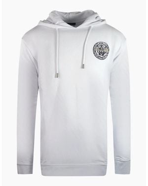 Roberto Cavalli Cavalli Class Large Circle Design Hoodie - White