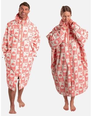 Saltrock Adults Four Season Changing Robe - Red