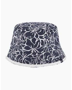 Regatta Ladies Floral Reversible Bucket Hat - Blue