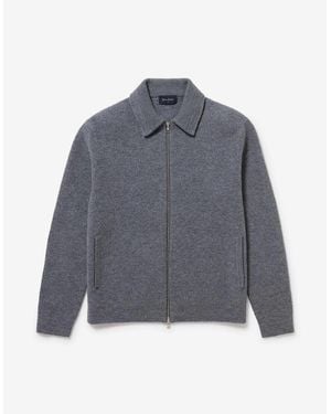 Oliver Sweeney Boiled Merino Wool Jacket - Grey