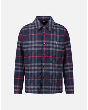 Burberry 'Forres' Diamond Quilted Jacket - Blue