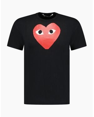 Comme des Garçons Play Heart T-Shirt - Black