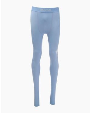 Skins Series 1 Solid Patterned Tights - Blue