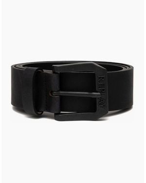 Replay Leather Belt 098 - Black