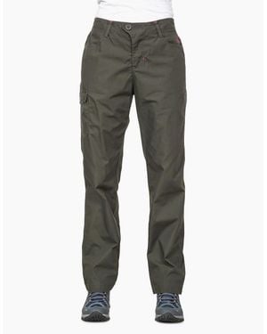 Trespass Rambler Solid Patterned Straight Cargo Trousers - Grey