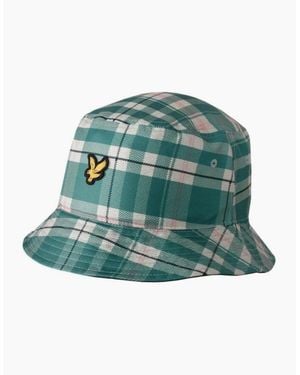 Lyle & Scott Lyle & Scott Tartan Bucket Hat Everglade - Green