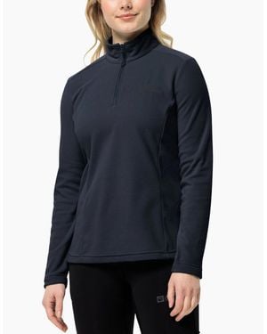Jack Wolfskin Taunus Half Zip Pullover Fleece - Blue