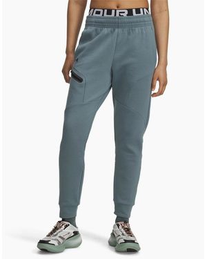 Under Armour Unstoppable Solid Patterned Slim Joggers - Blue