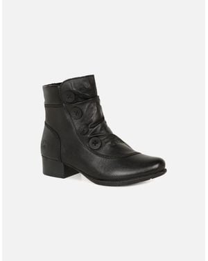 Rieker Pickering Ankle Boots - Black