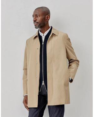 Oliver Sweeney Huntingfield Showerproof Cotton Mac - Natural