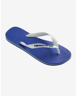 Havaianas Brasil Logo Flip Flops - Grey