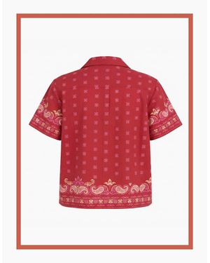Nooki Design Arizona Paisley Print Shirt - Red