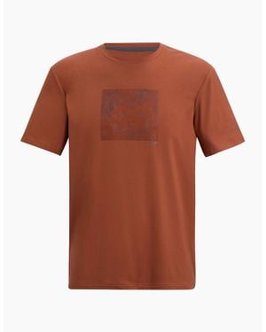 Regatta Fingal Topographic T-Shirt - Brown
