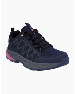 Hi-Tec Diamonde Low Polyester Dark Hiking Shoes - Blue