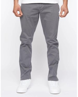 Duck and Cover Duck And Cover Duck And Cover Franztown Chinos (Slim Fit) - Grey