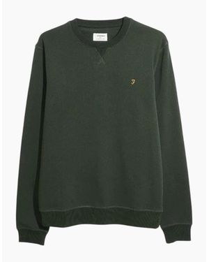 Farah Organic Cotton Crew Neck Sweatshirt - Green