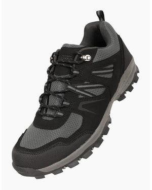 Mountain Warehouse Mcleod Outdoor Wide Walking Shoes - Black