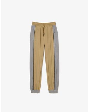 Lacoste Colour Block Patterned Track Trousers - Natural