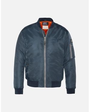 Schott Nyc Airforcers Rs Bomber Jacket - Blue