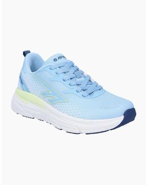 Hi-Tec Promenade Polyester Angel Falls/Country Air Hiking Shoes - Blue