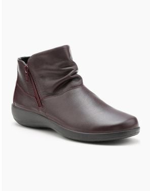 Hotter Murmur Ankle Boots - Brown