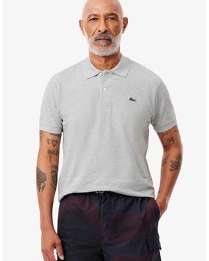 Lacoste Classic Fit L.12.12 Marl Polo Shirt - Grey
