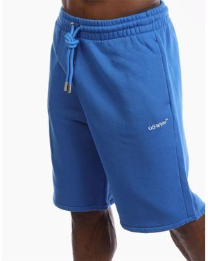 Off-White c/o Virgil Abloh Arrow Skate Sweat Shorts - Blue