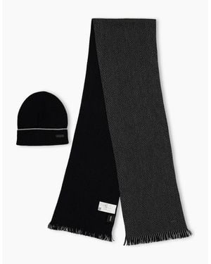BOSS Set 10243803 01 Midweight Scarve - Black