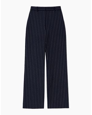 Ro&zo Pinstripe Tailored Trousers - Blue