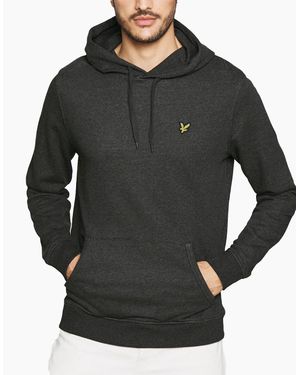 Lyle & Scott Ml416Vog Hoodies Long Sleeve Winter Pullover Hooded Jumpers - Grey