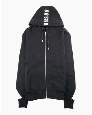 Versus Versace Versus Versus Tape Logo Hooded Sweatshirt - Blue