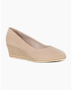 Tamaris Peony Wedge Espadrilles - Natural