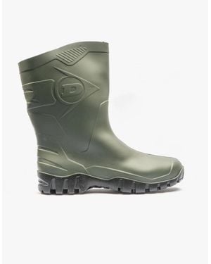 Dunlop Dee Half Length Wellington Boots - Green