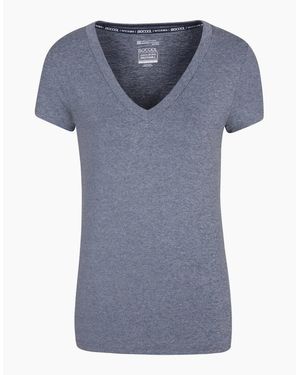 Mountain Warehouse Ladies Vitality V Neck T-Shirt - Blue