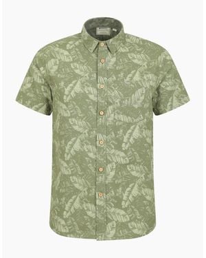 Mountain Warehouse Tropical Short-Sleeved Shirt - Green