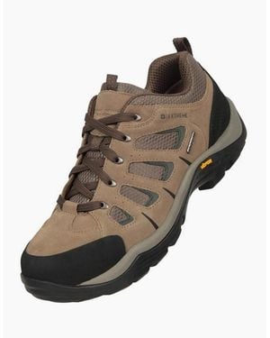 Mountain Warehouse Field Extreme Suede Waterproof Walking Shoes - Brown