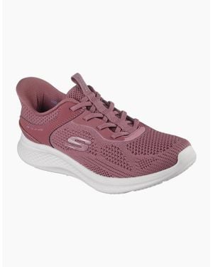 Skechers Skech-Lite Pro 2.0 Smooth Current Textile Dark Mauve Trainers - Purple